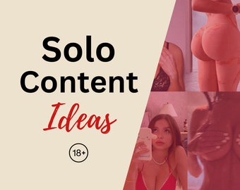 Onlyfans Solo Content Ideas | OnlyFans PPV Captions | OnlyFans Guide | Adult Content Ideas | Fansly