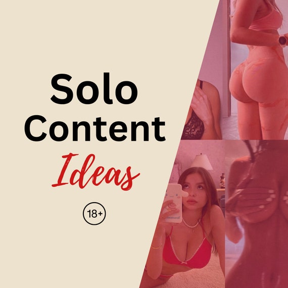OnlyFans Solo Content Ideas | Adult PPV Captions Guide (PDF Download)
