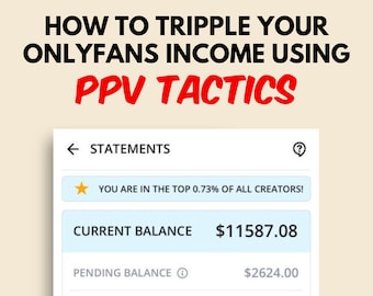 How To Triple Your OnlyFans Income with PPV Content | OnlyFans Ideas | OnlyFans Guide | PPV Content Ideas