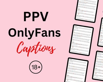 84 OnlyFans PPV Captions | Adult Industry Captions | PPV Content Ideas | Fansly