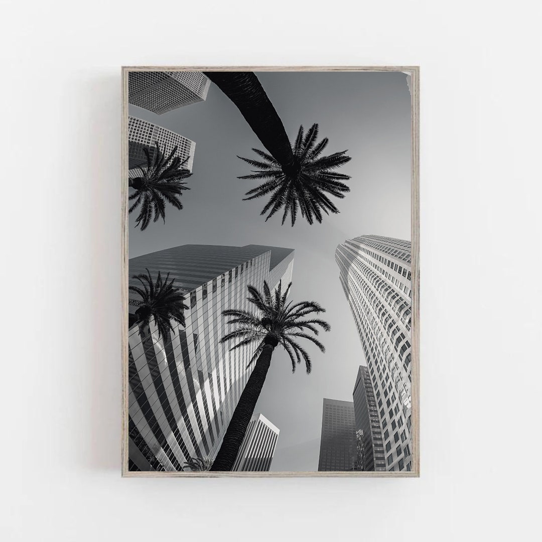 Los Angeles Wall Art Los Angeles Wall Art Palm Tree Print California