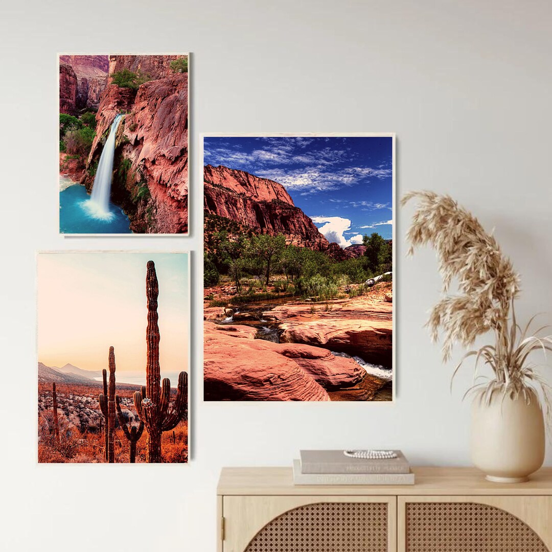 Arizona Art Arizona Wall Decor Nature Gallery Wall Set Mountain Wall Art Mountain Wall Art Print