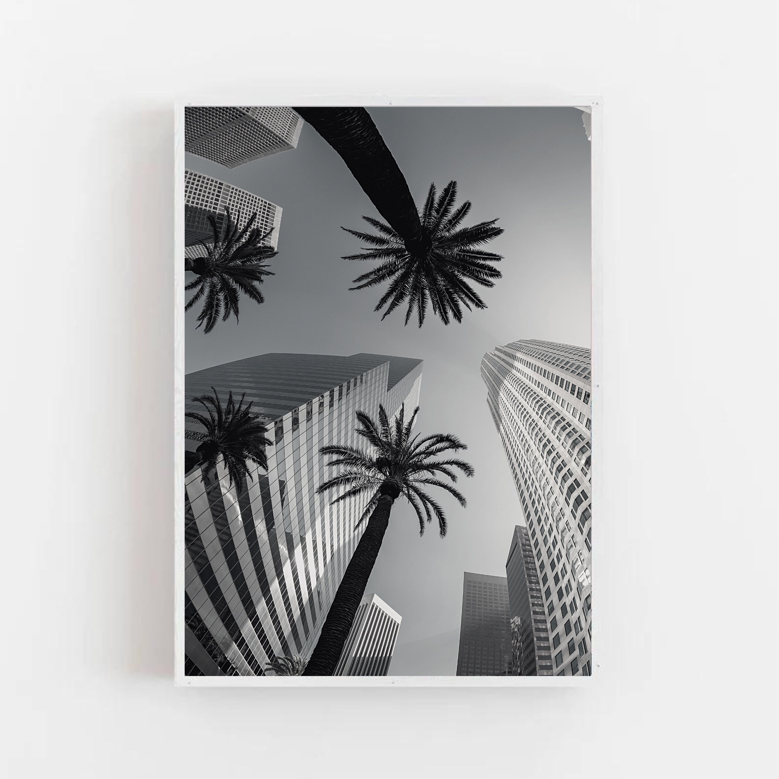 Los Angeles Wall Art Los Angeles Wall Art Palm Tree Print Etsy