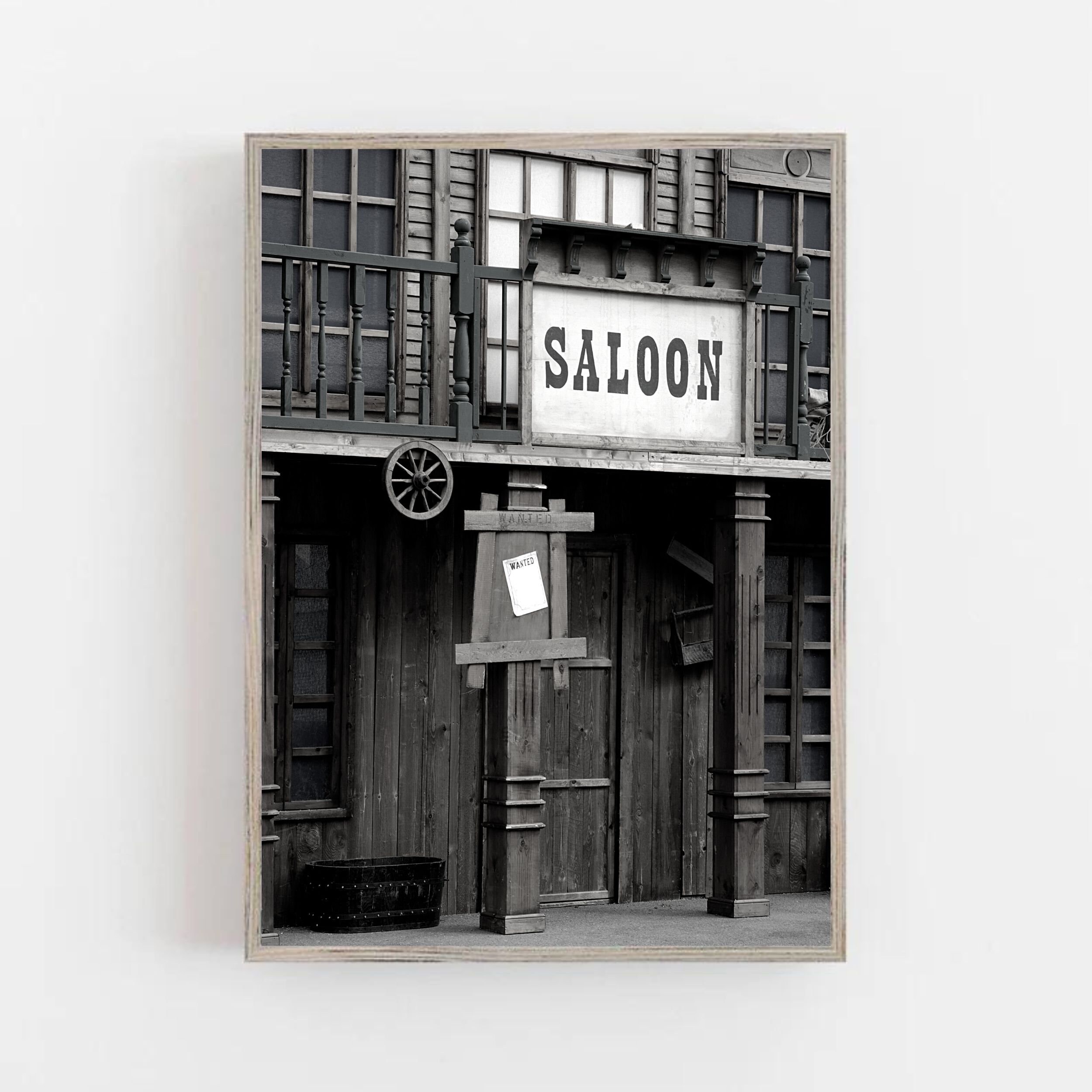 Saloon Printable Photography Western Large Wall Art Cowboy Posters ...