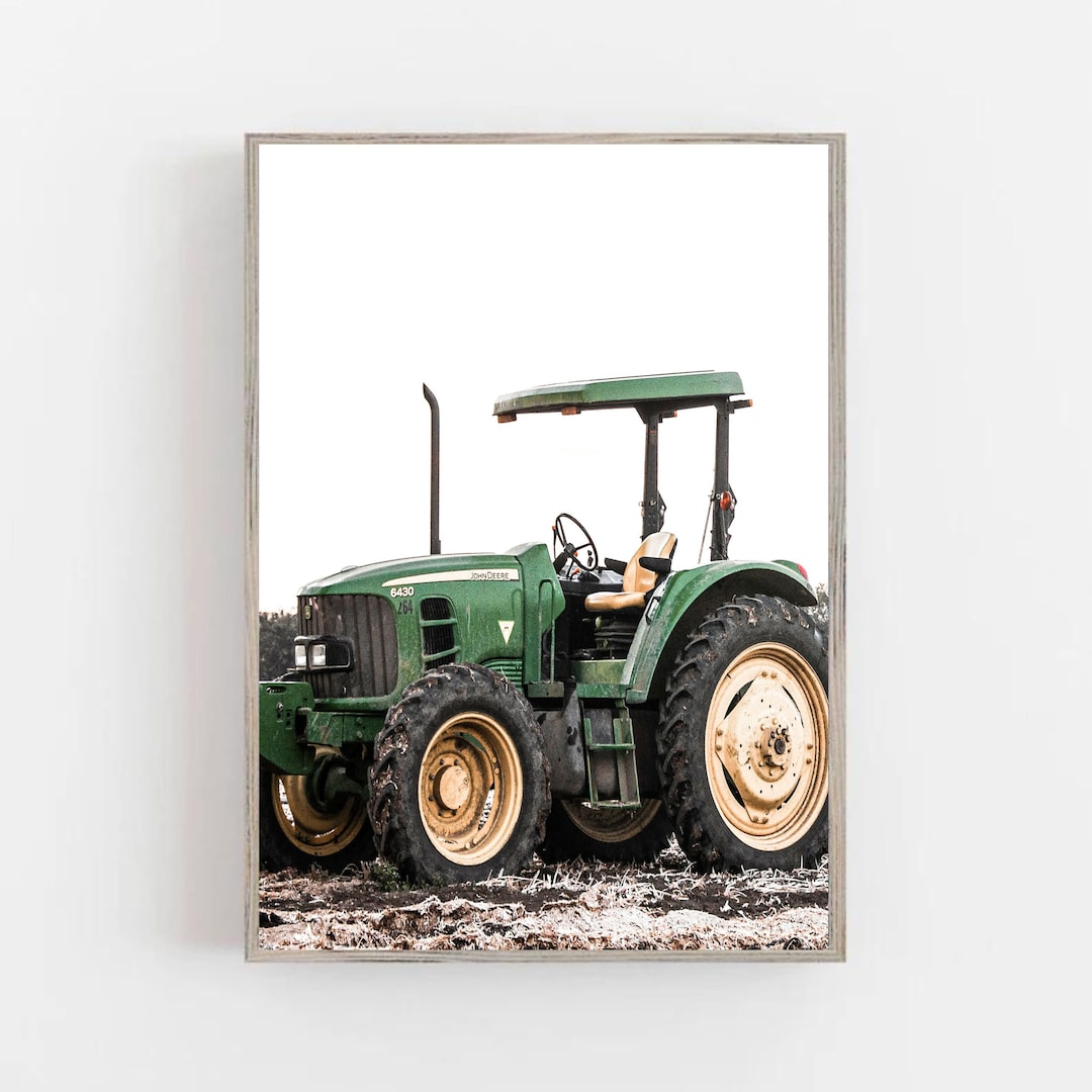 John Deere INSTANT Printable John Deere Tractor Farming Tractor Print
