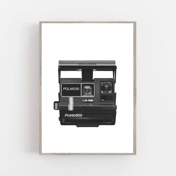 Kodak Camera Art Trendy Black and White wall Art Retro Kodak Camera Poster Urban Art Antique Camera Print Instant Download Printable