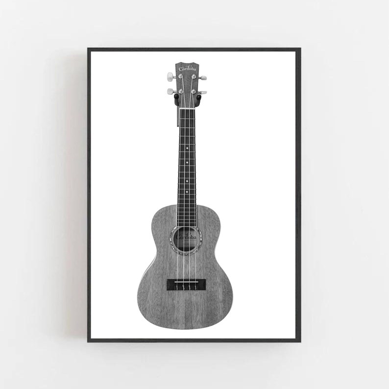 Guitar Wall Art Acoustic Guitar Print Music Print Downloadable Etsy