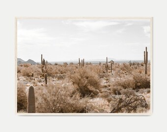 Cactus Prints Cactus Wall Art Desert Wall Art Black and White Art Set of 3 Prints Boho Wall Art Set Large Boho Wall Art INSTANT Download