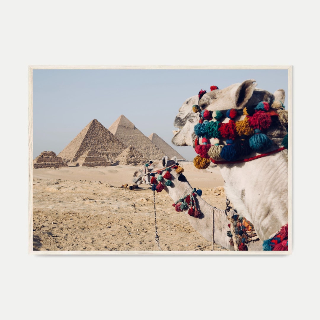 Pyramid Egypt Boho Wall Decor Desert Wall Art Minimalist Wall - Etsy