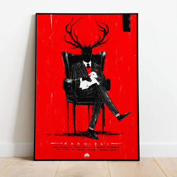 Hannibal Tv Series Poster I High Quality I Graphic Design I Gift for him her