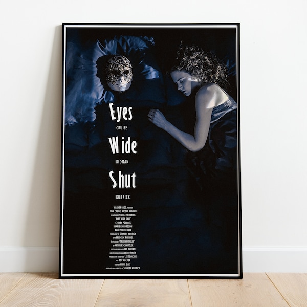 Movie Poster Eyes Wide Shut Etsy