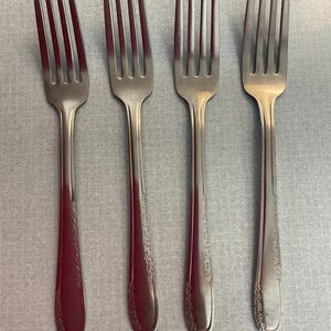 Vtg set of 4 forks/ Nsco stainless USA
