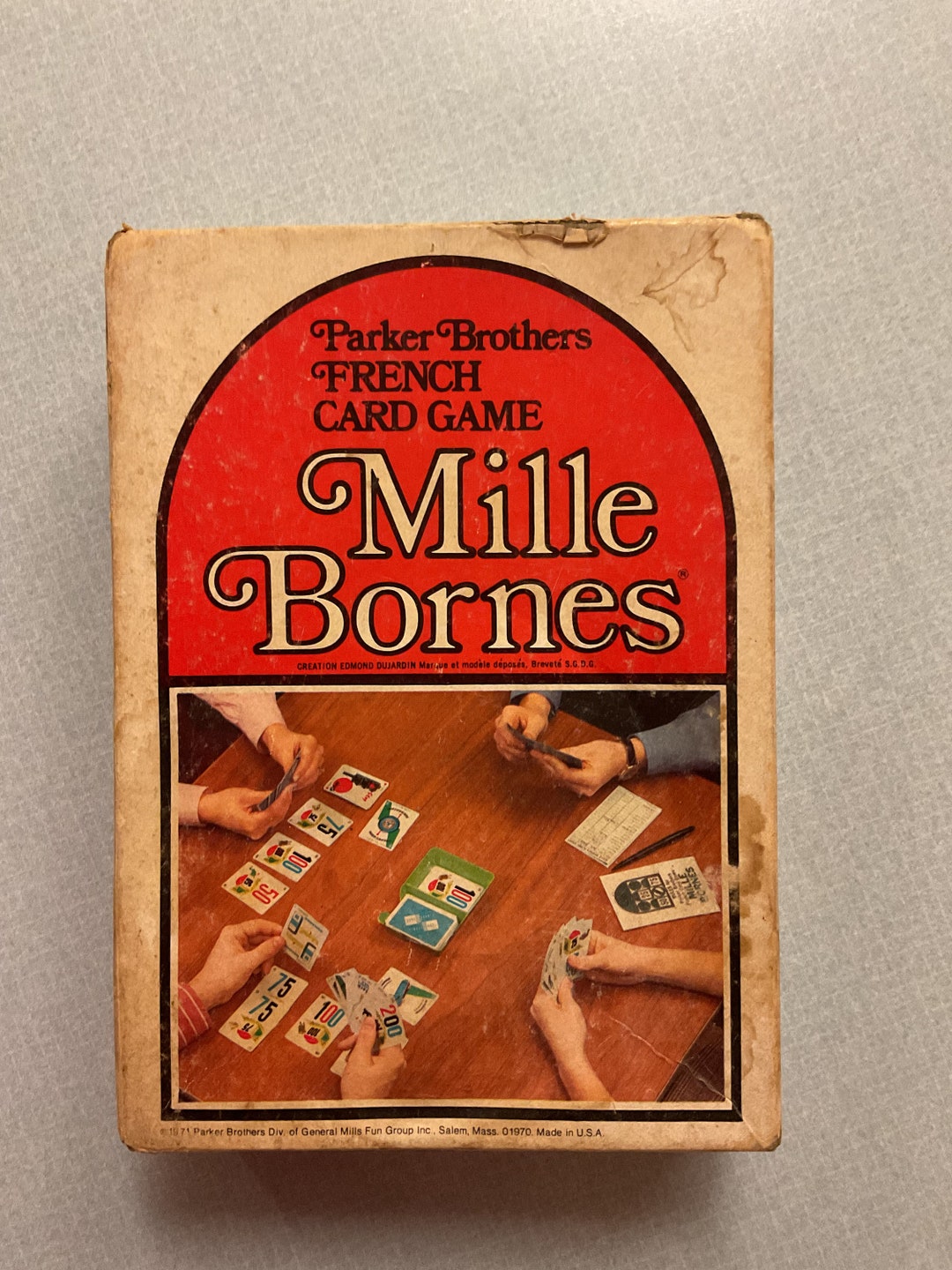 1971 Parker Brothers French Card Game Mille Bornes Etsy