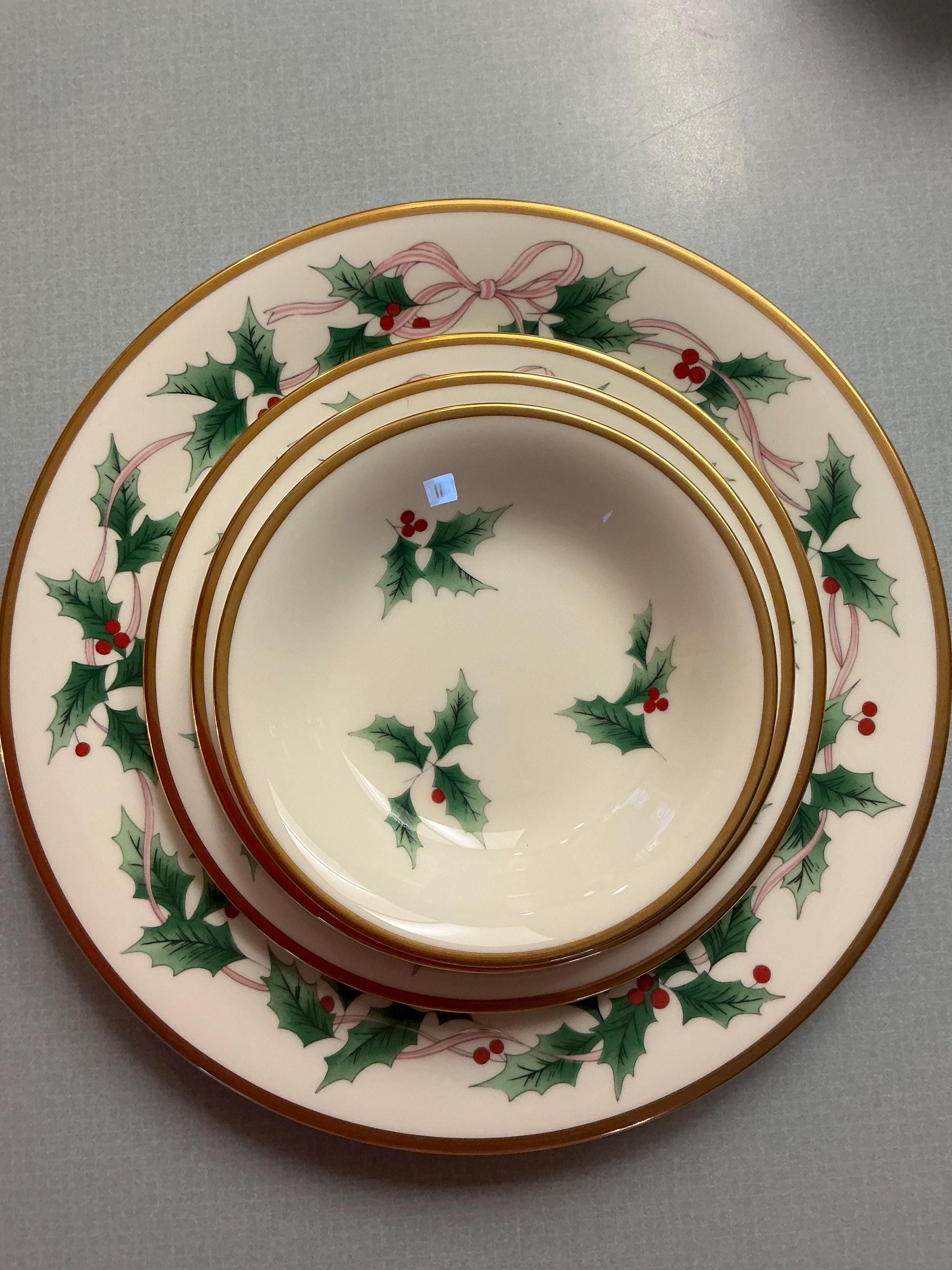 Mikasa Ribbon Holly - Etsy