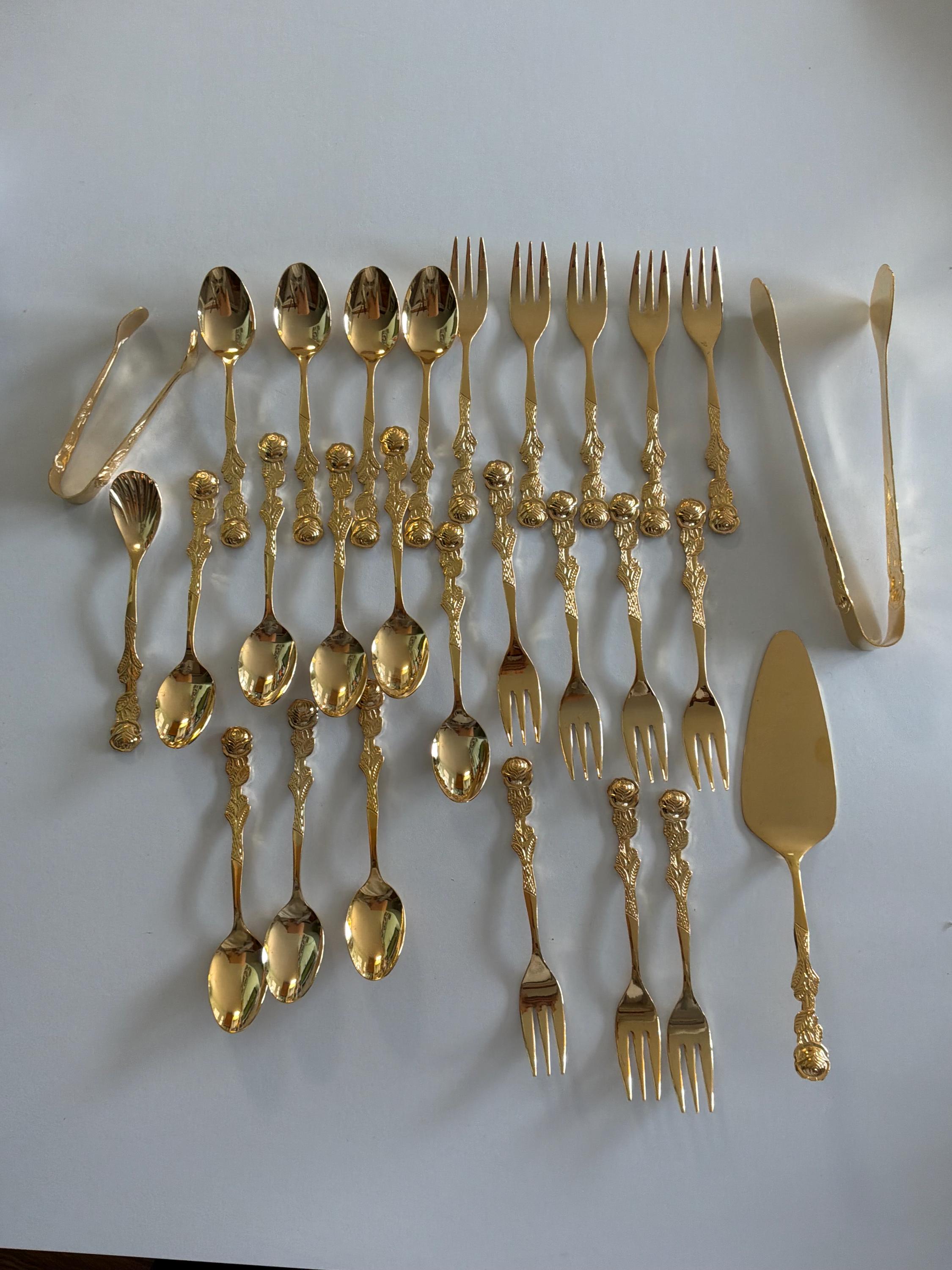 Japan Gold Silverware Set - Etsy