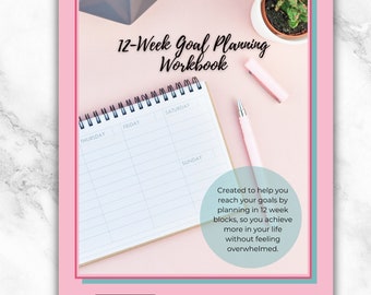 Printable Goal Planner, Workbook to Create Goals, Business and Personal Goals Planner