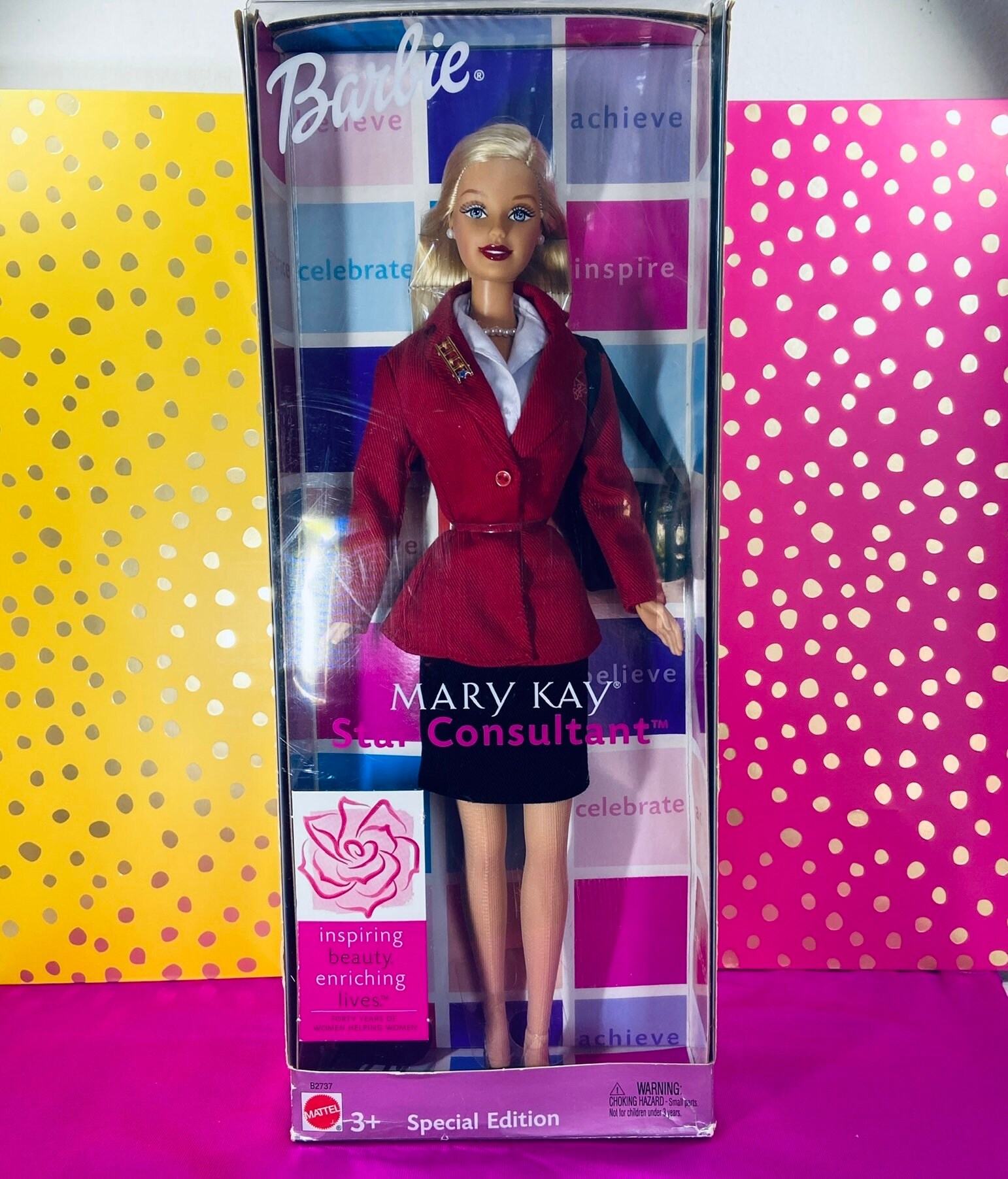 Mary Kay BARBIE Special Edition 40th Anniversary Red Jacket Star Consult