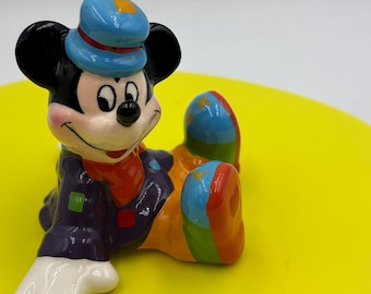 Enesco - Mickey & Co - Figurine Mickey Clown assis