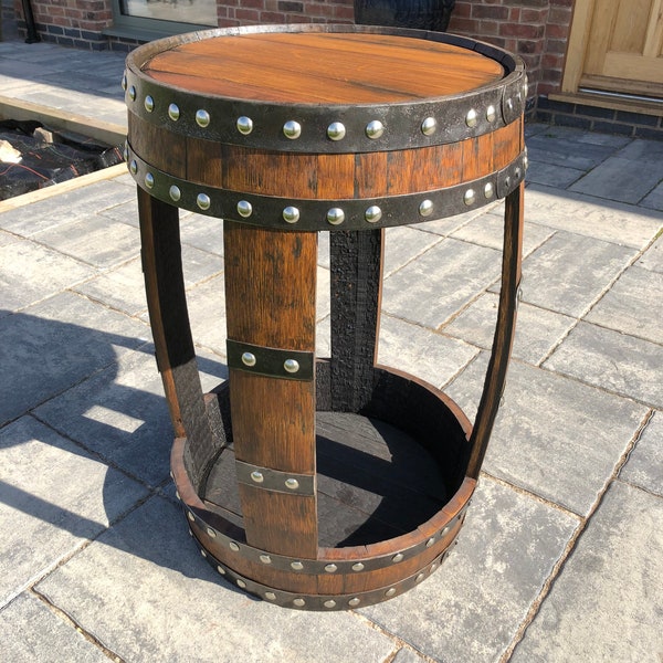 Whiskey Barrel Table Etsy UK