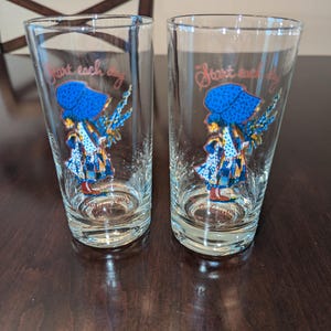 Holly Hobbie Drinkware Set of 2 Glasses