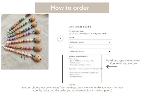 Personalized Pacifier Clip and Rattle set|Custom Baby shower Gift|Pastel Babygirl Binky Holder|Wooden Babyboy Dummy Chain|Newborn Gift