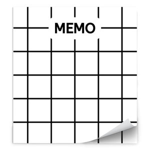 Grid Notepad | Cute Sticky Notes, Memo Pad