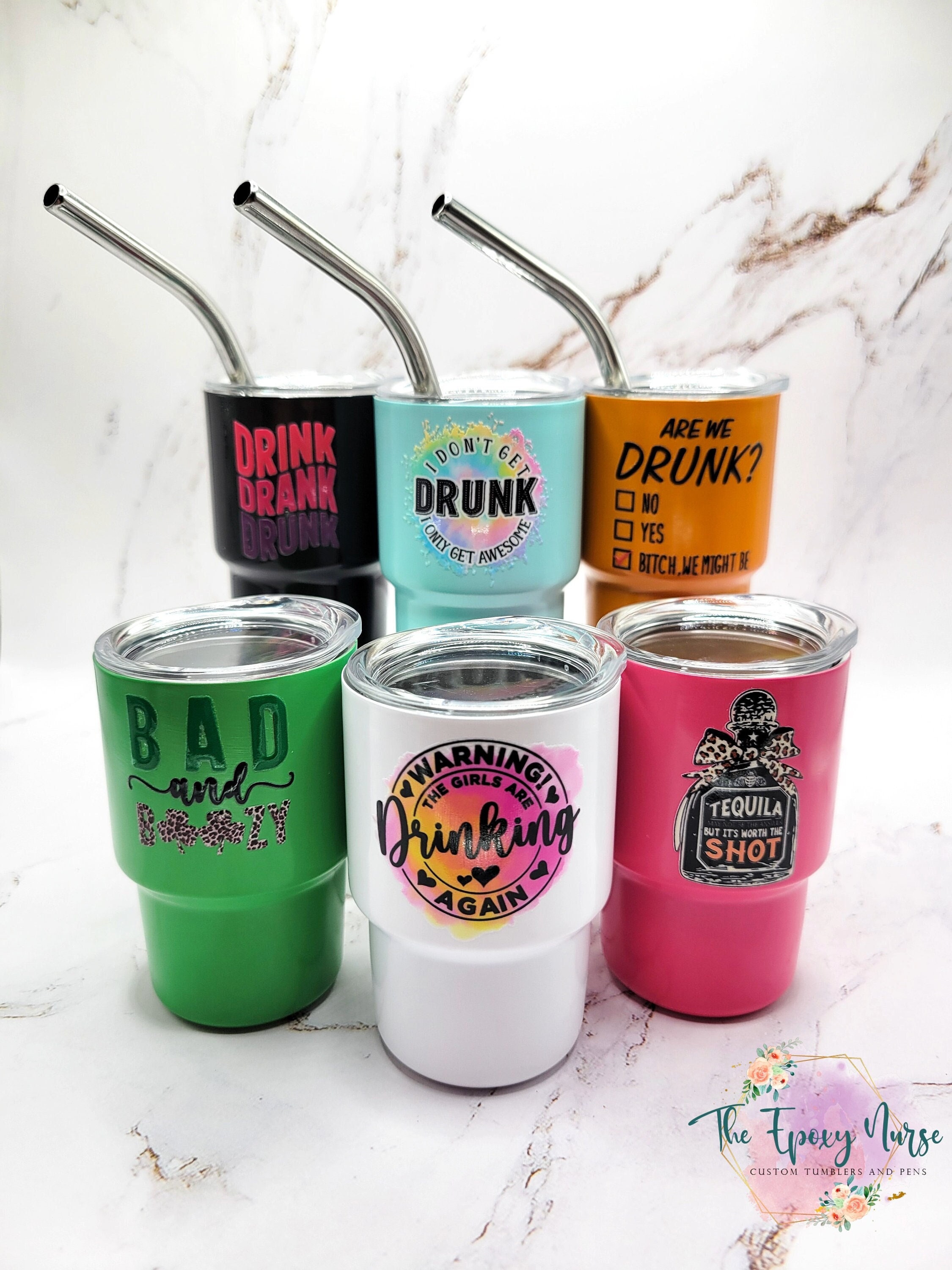 Stainless 2oz Steel Mini Tumbler Shot Glass – Wild About Me