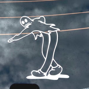 Sticker spookmanen/ sticker spookman/ laptopsticker/ autosticker/ bumpersticker/ tekststicker