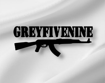 Grey five nine” decal/ suicideboys decal/ g59/ laptop decal/ car decal/ bumper sticker/ text decal
