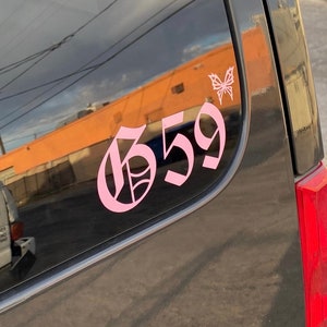 G59 decal (single) / suicideboys decal/ laptop decal/ car decal/ bumper sticker/ text decal