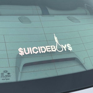 Suicideboys” decal/ laptop decal/ car decal/ bumper sticker/ text decal