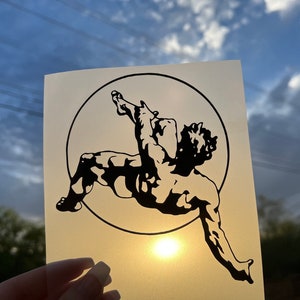 Icarus decal/  fallen angel decal/ laptop decal/ car decal/ bumper sticker