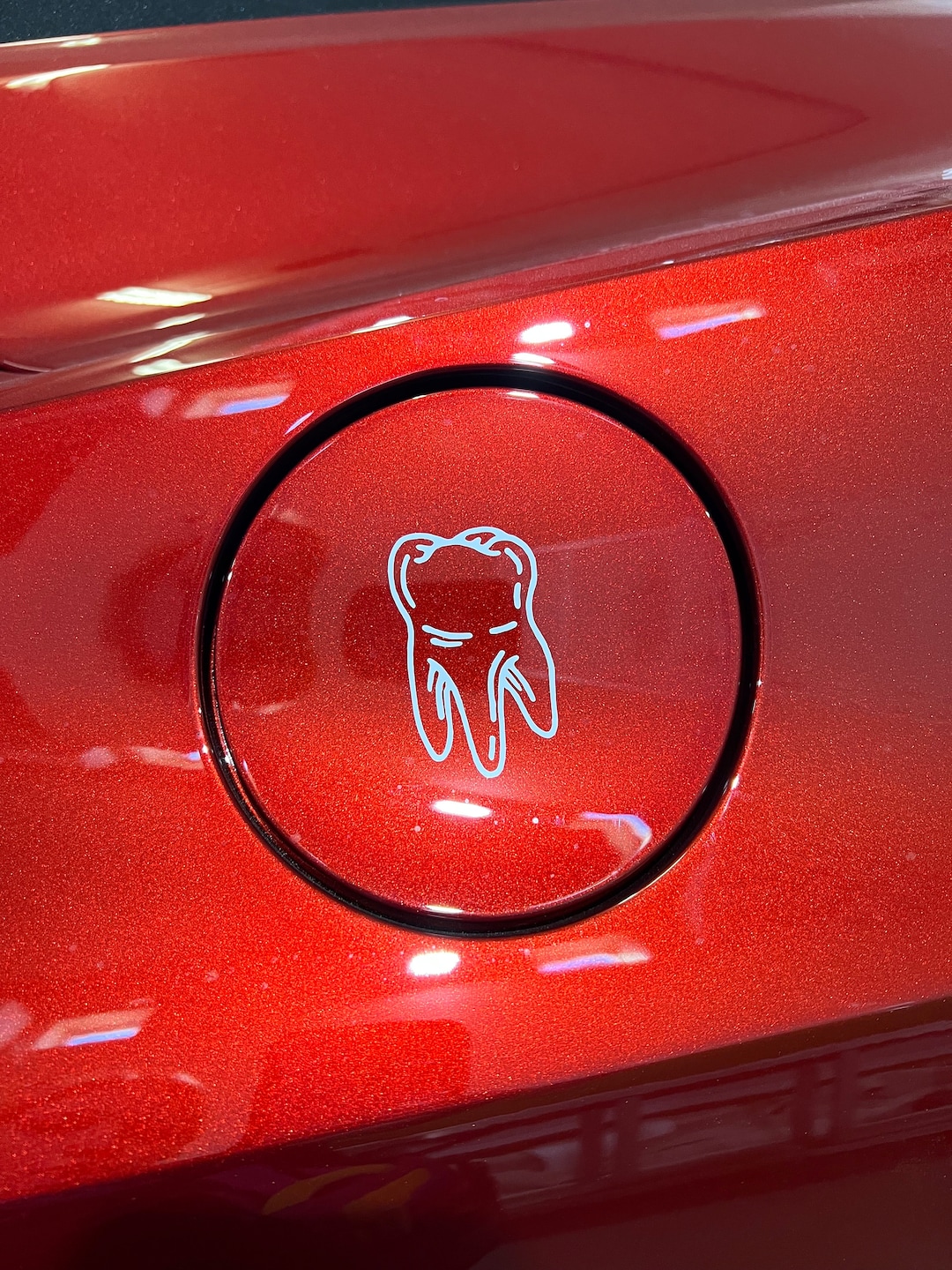 Tooth Decal: Waterproof Vinyl Sticker for Laptop, Car, and More - Etsy ...