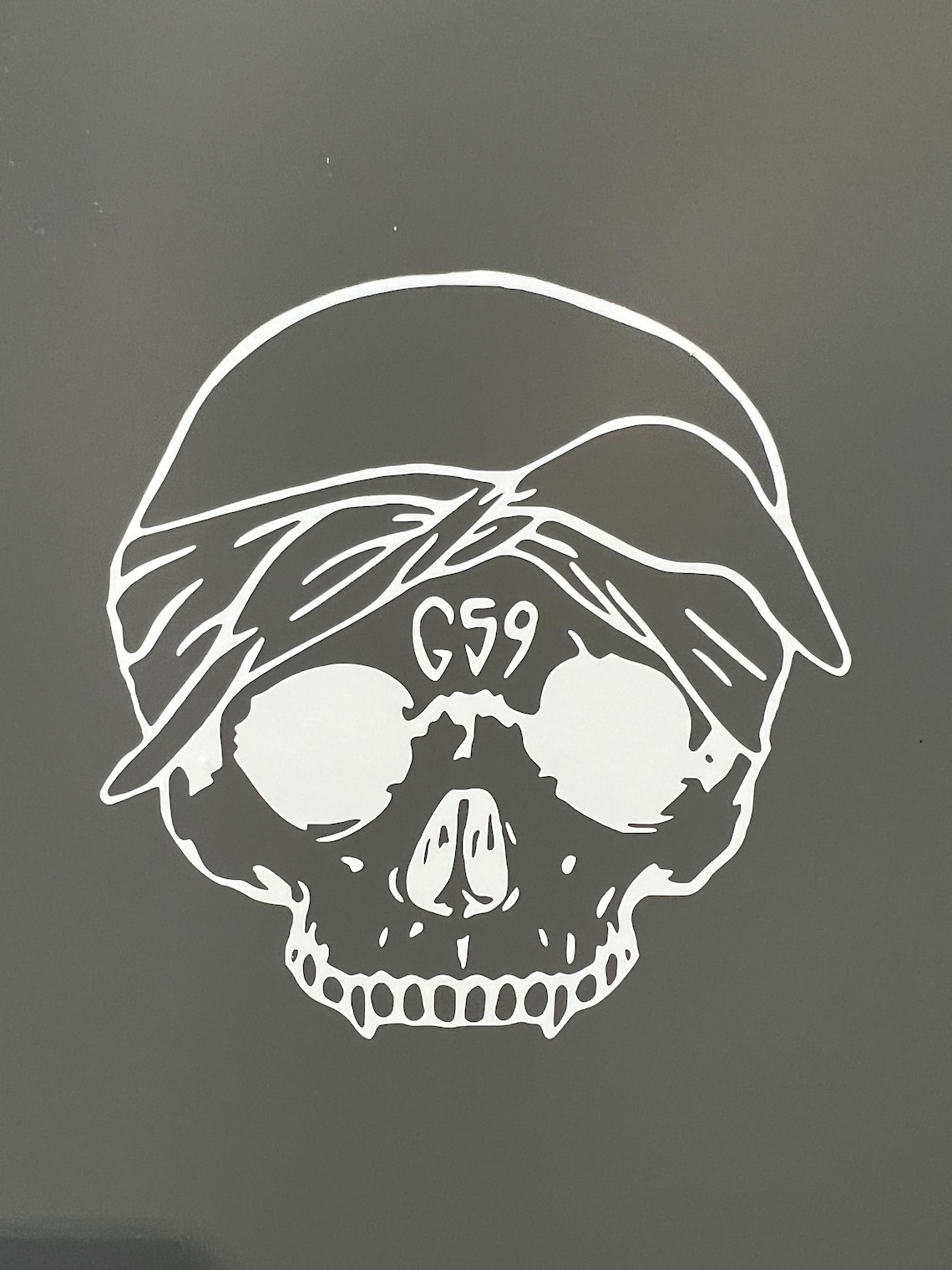 G59 Skull Decal / Suicideboys Decal/ Laptop Decal/ Car Decal/ Etsy