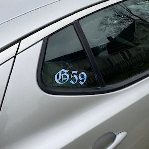G59 decal (TWO PACK)/ suicideboys decal/ laptop decal/ car decal/ bumper sticker/ text decal