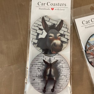 Donkey car coasters