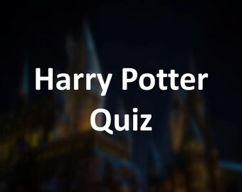 Harry Potter Quiz, Trivia Game, Hogwarts Printable, Wizarding World Party, Magic Quiz Night, Instant Download, Fan Gift