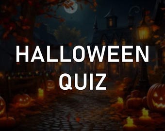 Halloween Quiz - Premade - Instant Download - 40 Questions