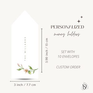 Envelopes de dinheiro personalizados, envelopes de dinheiro personalizados, papelaria personalizada, papelaria para chá de panela, papelaria para a família, envelope para presente em dinheiro