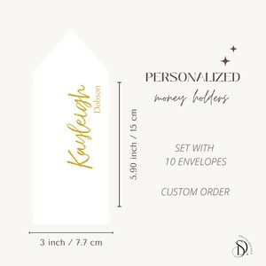 Envelopes personalizados com folha de ouro, envelopes de dinheiro, envelopes de dinheiro, conjunto de envelopes, envelopes personalizados, envelopes de folha de ouro, conjunto com 10