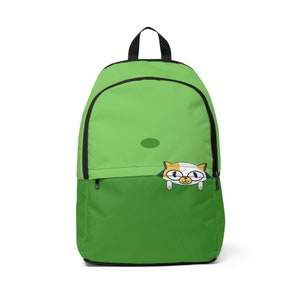 Fionna Inspired Backpack from Adventure Time with Cat Peeking out