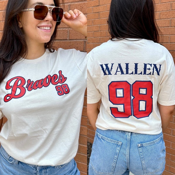 Mens Morgan Wallen 98 Braves Shirt - Etsy
