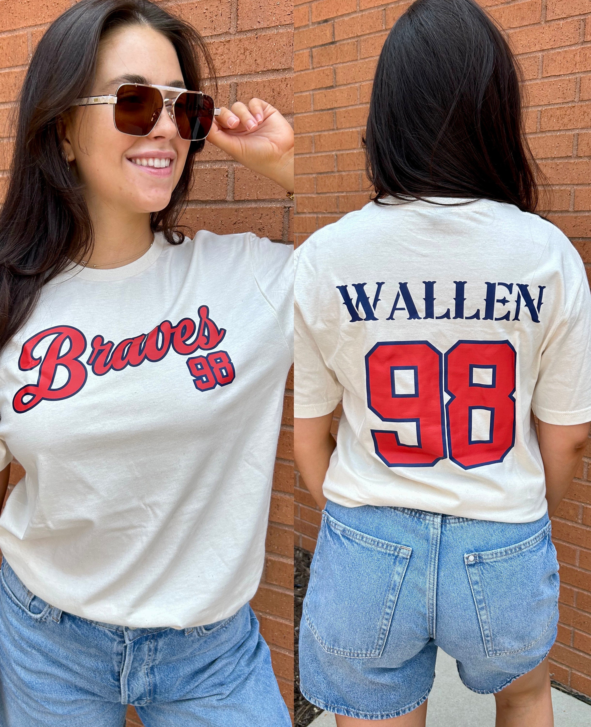 atlanta braves t shirts for women