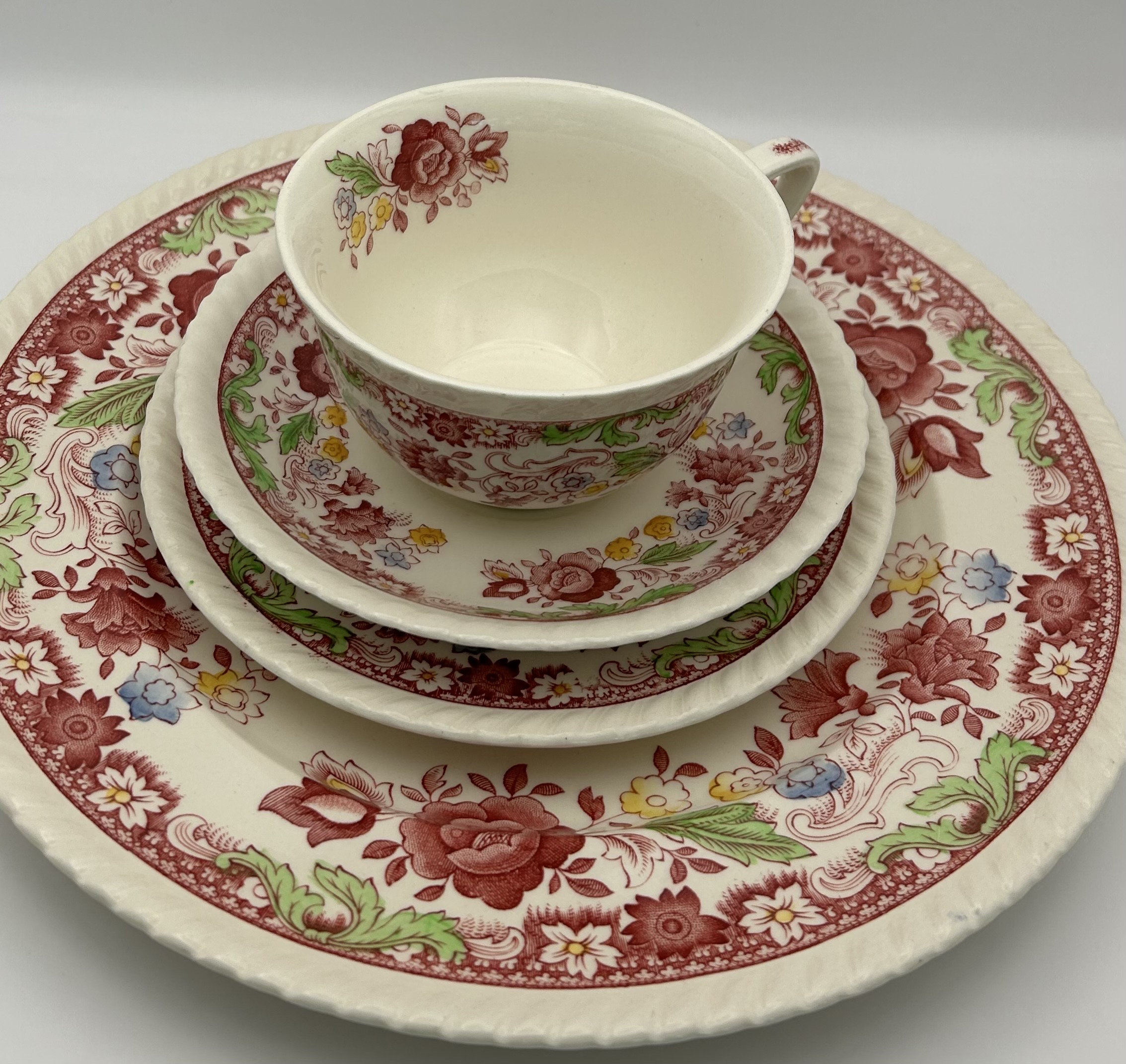 Vintage Johnson Brothers Winchester China Set, Floral Tableware - Etsy