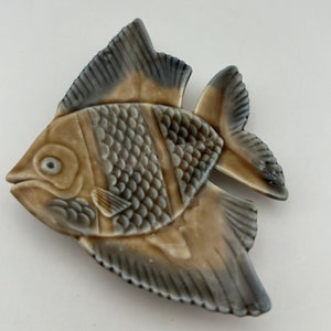 Vintage 1960s Angel Fish Trinket Dish by Wade Pottery Ireland, Irish Pottery