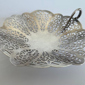 Vintage Lovelace Footed Pedestal Bowl
