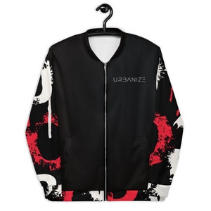 Jaqueta bomber unissex carta