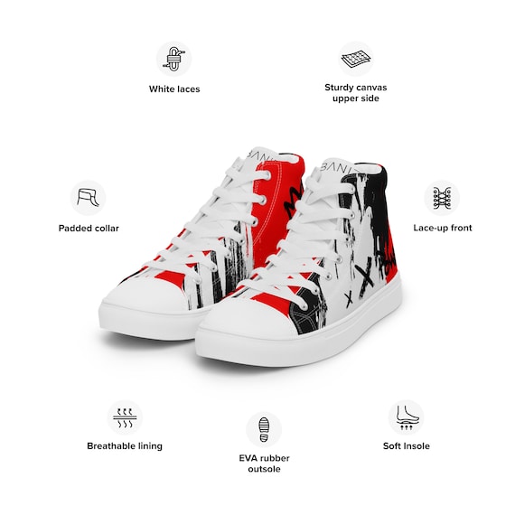 Power top canvas shoes