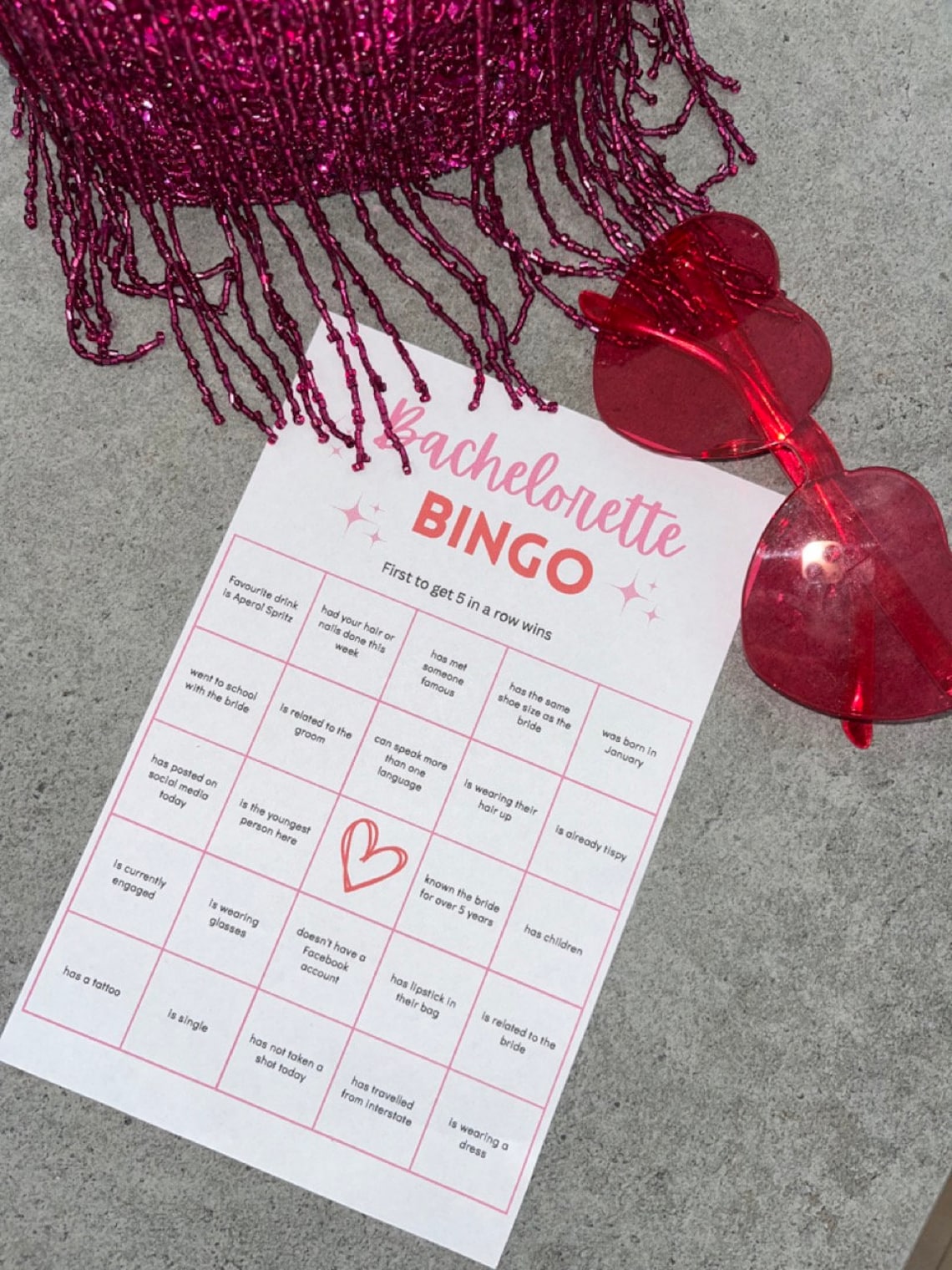 Bachelorette Bingo, Downloadable, Easy Print at Home - Etsy