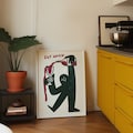 Funny Wine Wall Art, Kitchen Bar Decor, Say When Print, Bar Cart Poster